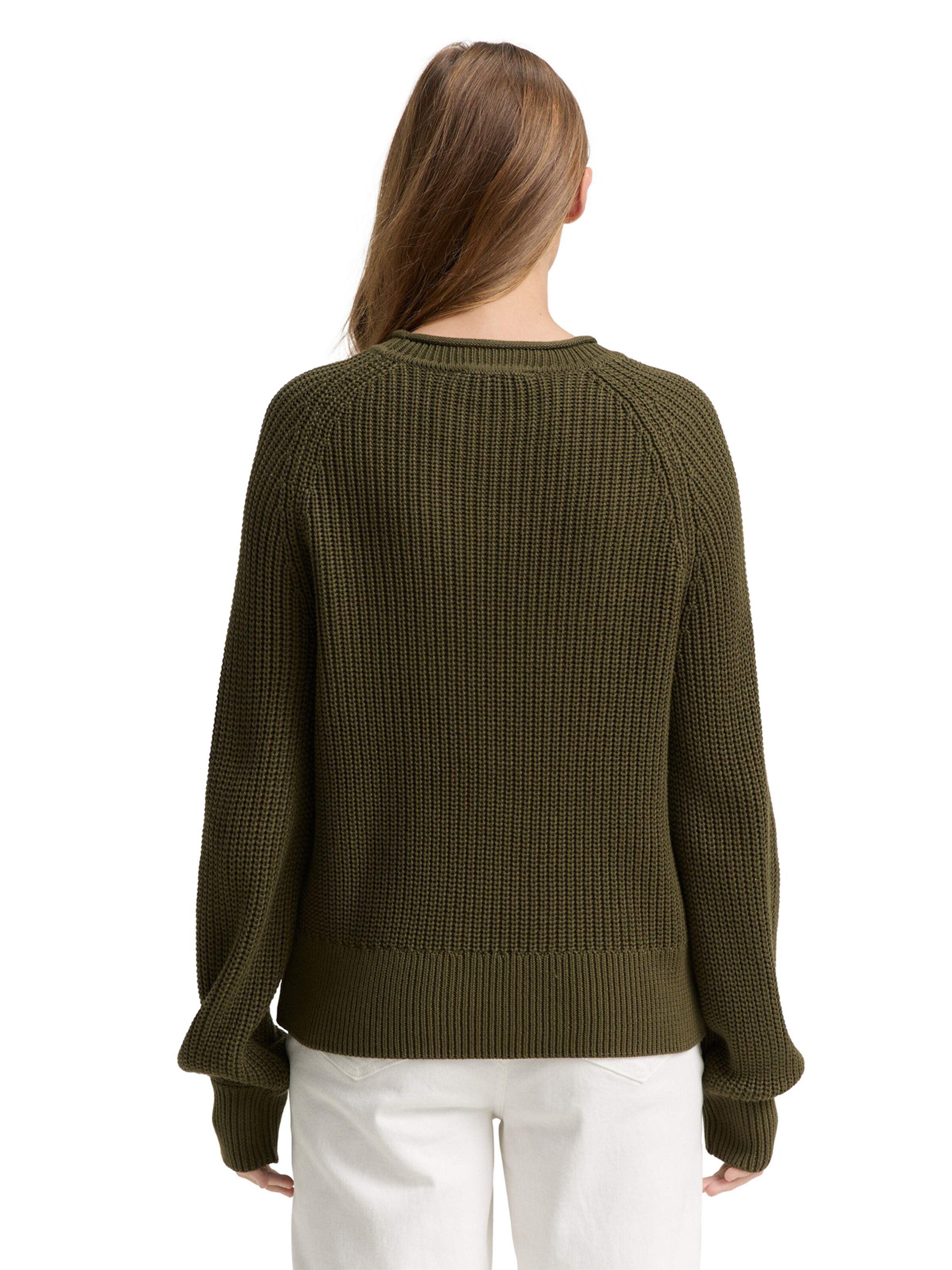 TOM TAILOR DENIM Kampsun, värv roheline