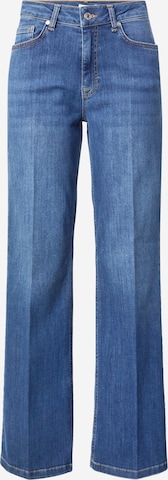 Wide leg Jeans de la MORE & MORE pe albastru: față
