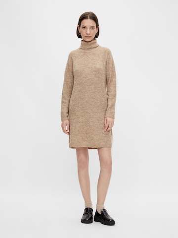 PIECES Dress 'Ellen' in Brown