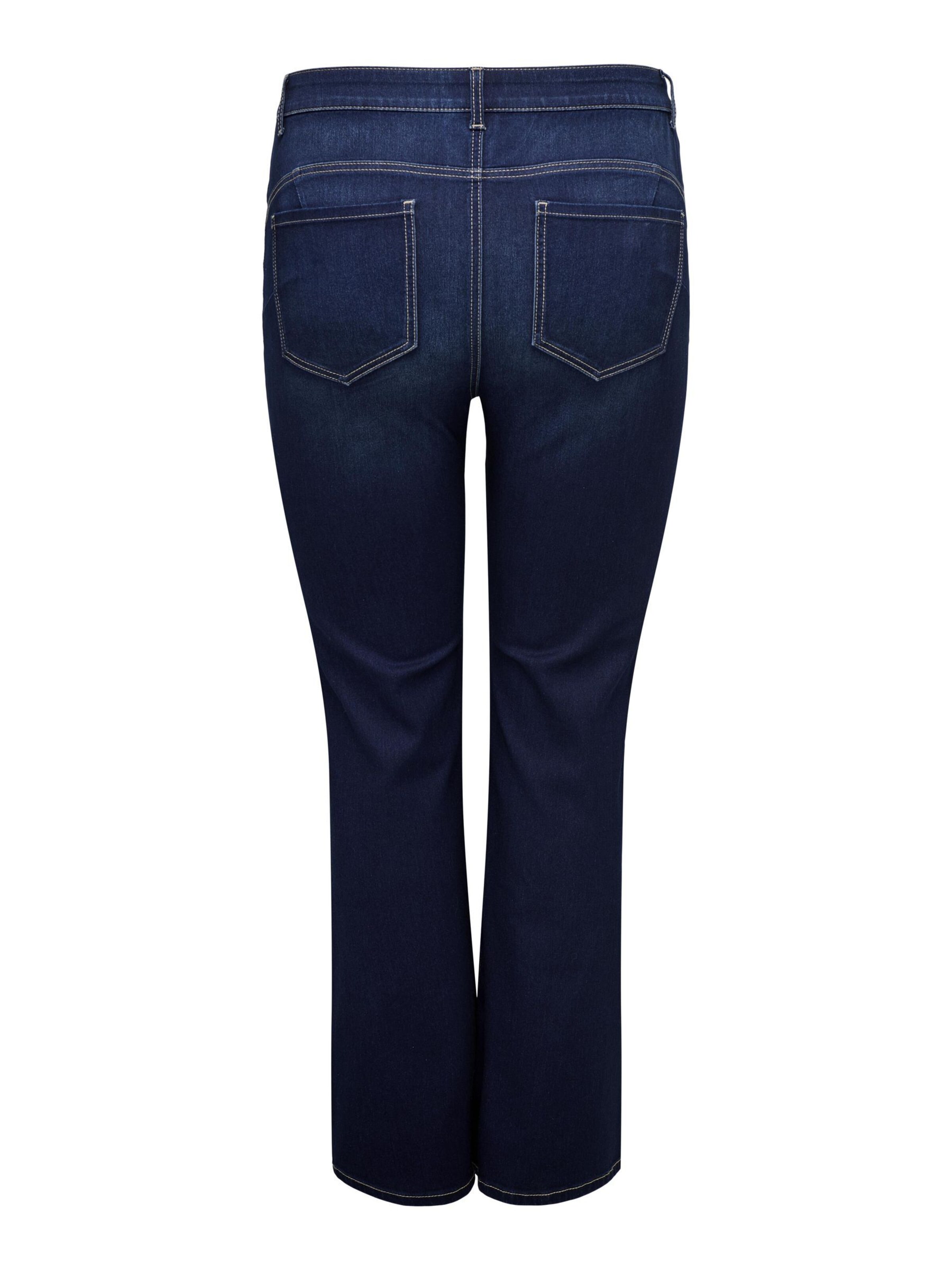 ONLY Carmakoma Flared Jeans 'CARAugusta' in Blue