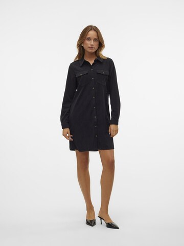 VERO MODA Blusenkleid 'Vilia' in Schwarz