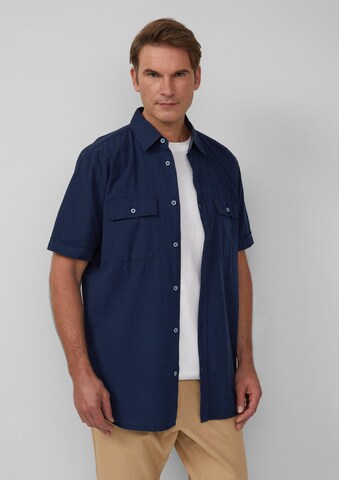 Coupe regular Chemise s.Oliver en bleu : devant
