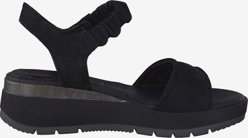 TAMARIS Strap sandal in Black