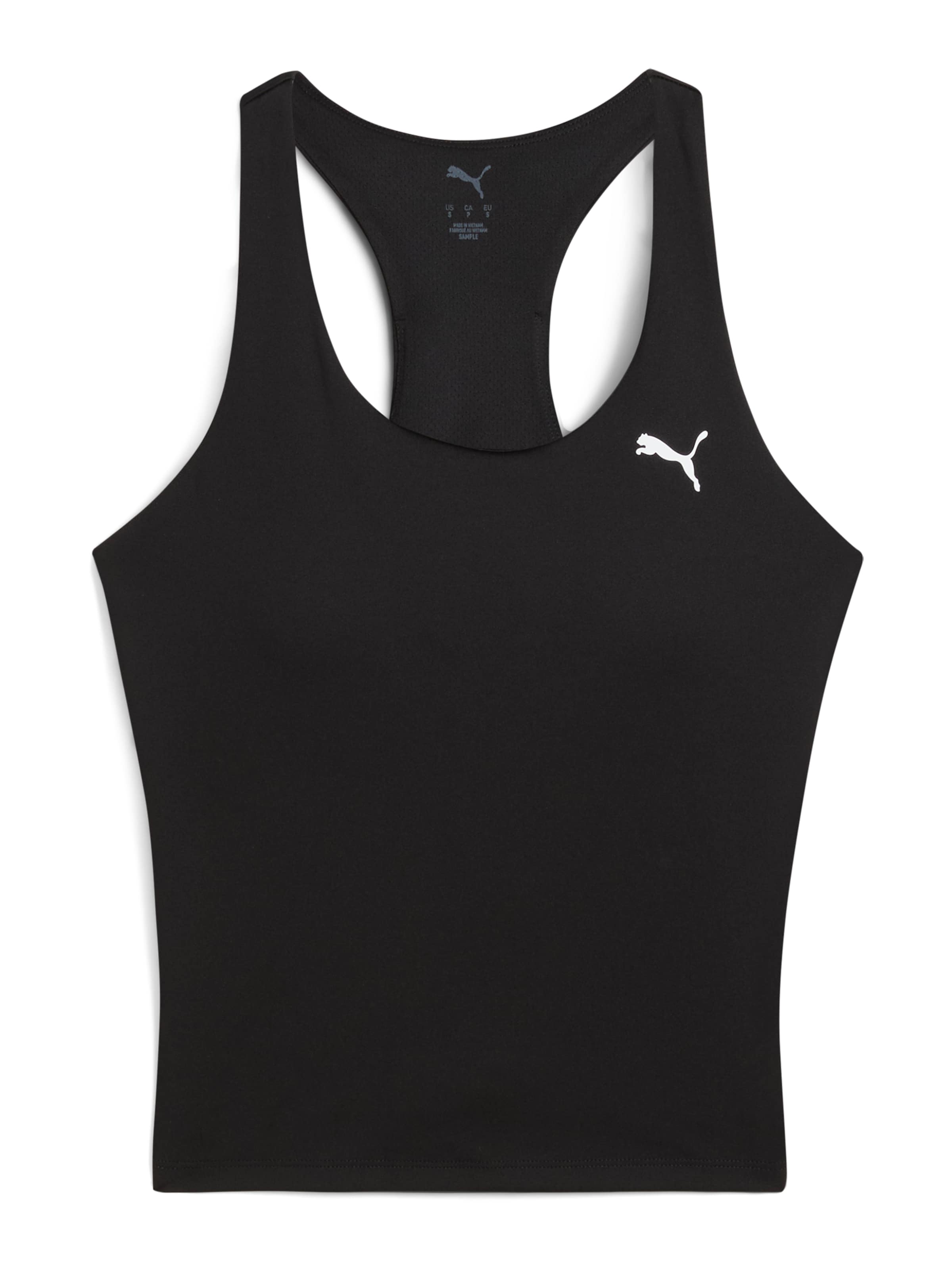 PUMA Sporttop 'Tad Essential' in Zwart: voorkant
