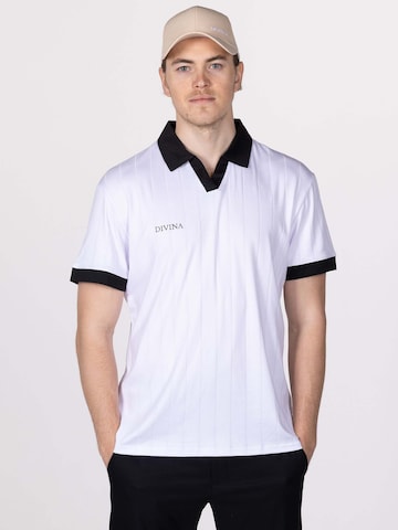 Divina Shirt 'Ace' in Wit: voorkant