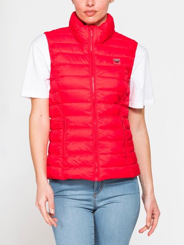 Carrera Jeans Outdoor Jacket 'Ultra-Light' in Red: front