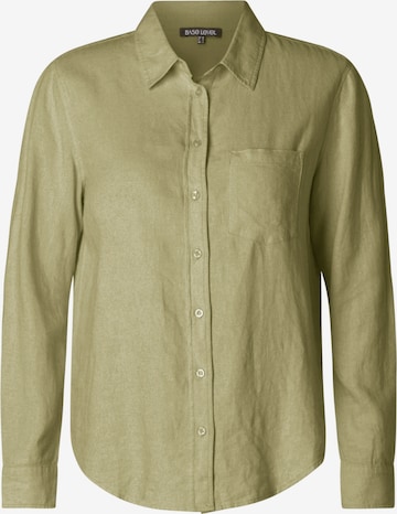 BASE LEVEL CURVY Bluse in Grün: Vorderseite