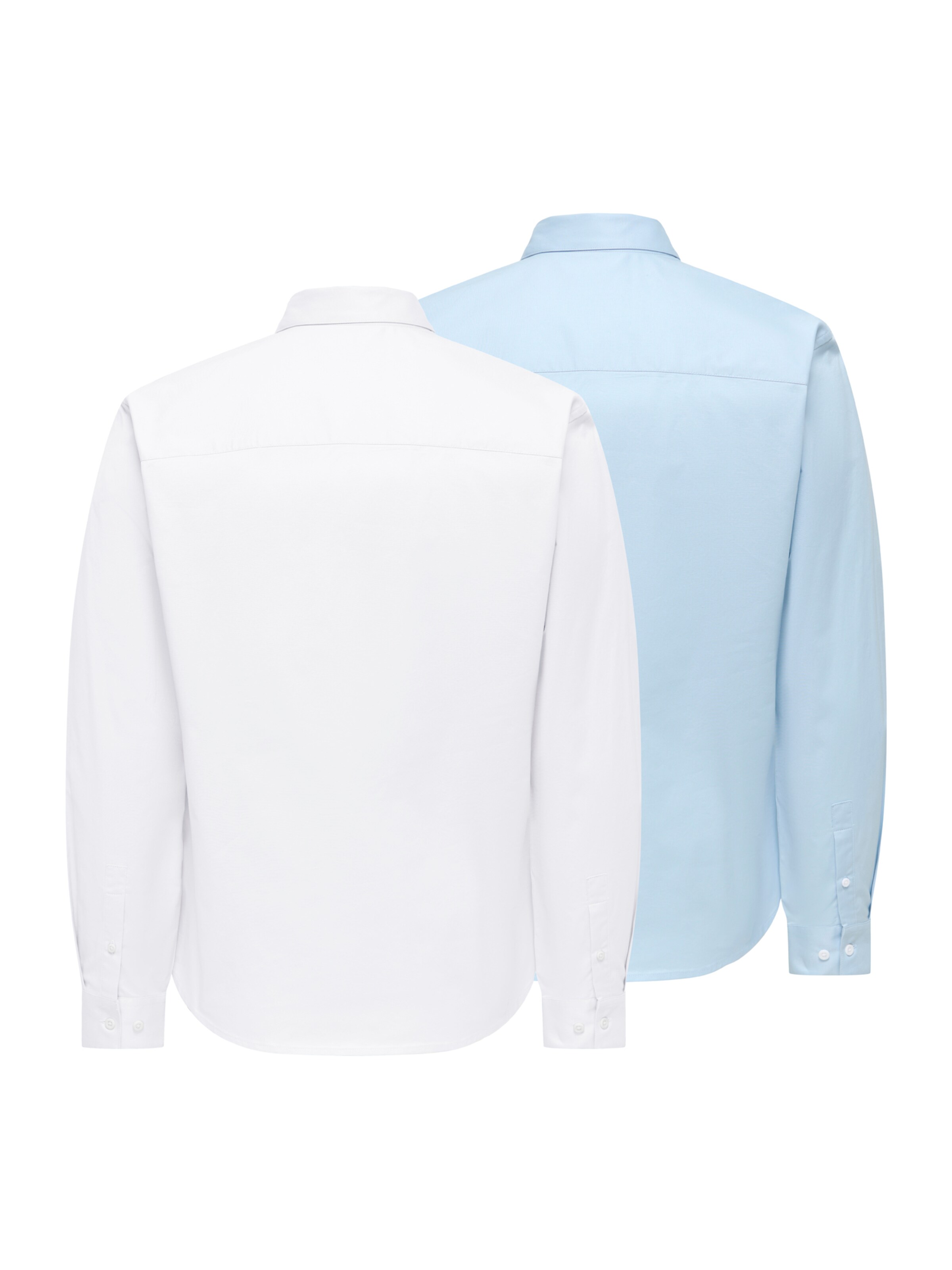 Only & Sons Slim Fit Hemd 'ONSJORDON' in Blau