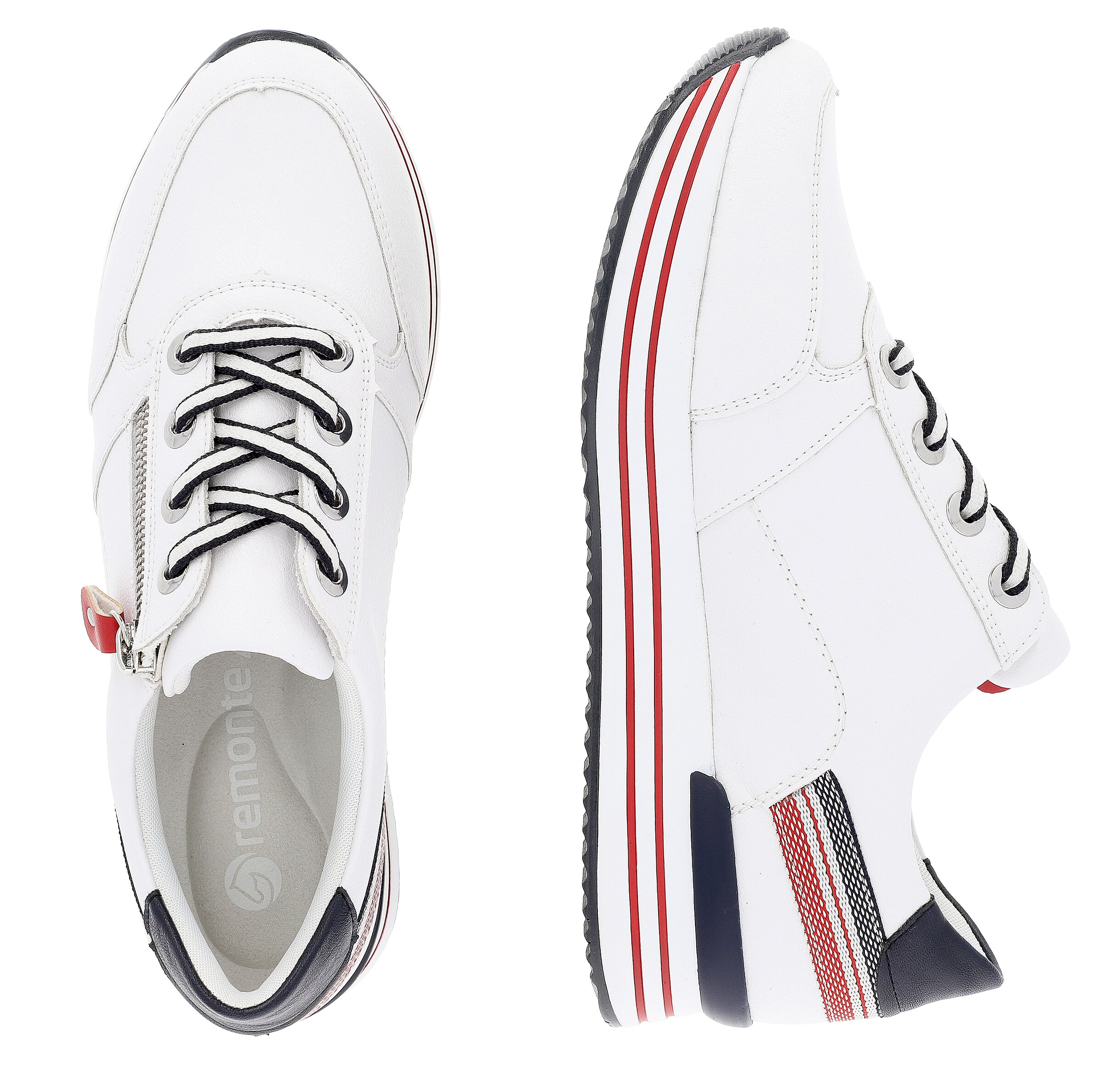 Sneaker bassa di REMONTE in bianco