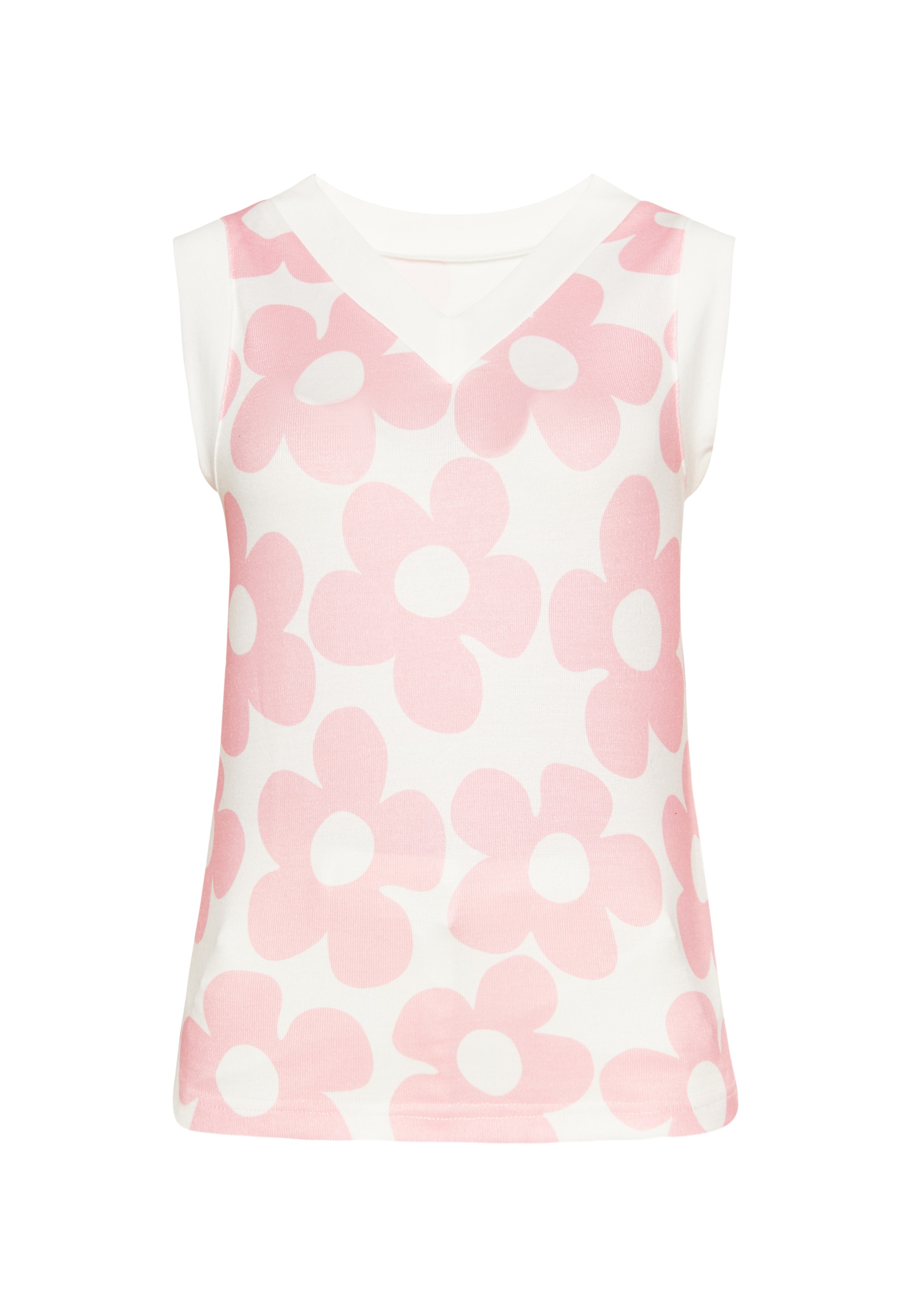 Haut usha BLUE LABEL en blanc : devant