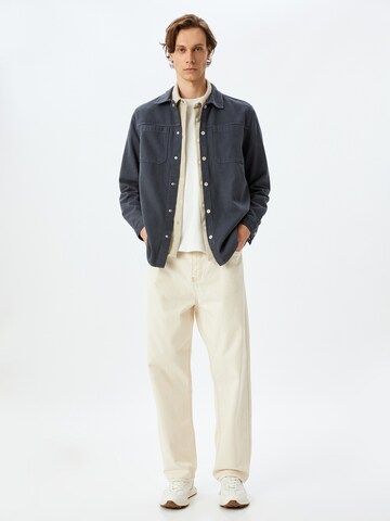 Koton Comfort fit Button Up Shirt in Grey