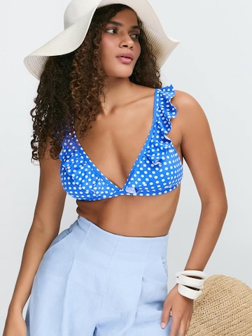 C&City Triangel Bikini in Blau