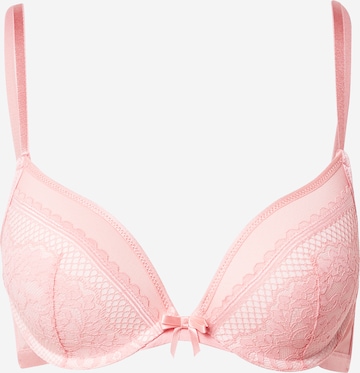 Push-up Sutien 'Malika' de la Hunkemöller pe roz: față