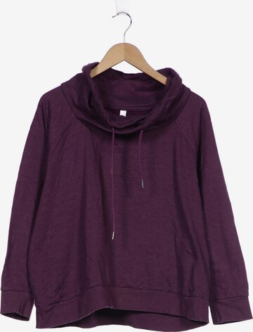 SHEEGO Sweatshirt & Zip-Up Hoodie in XL in Purple: front