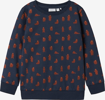 Sweat 'NMMNenean' NAME IT en bleu : devant