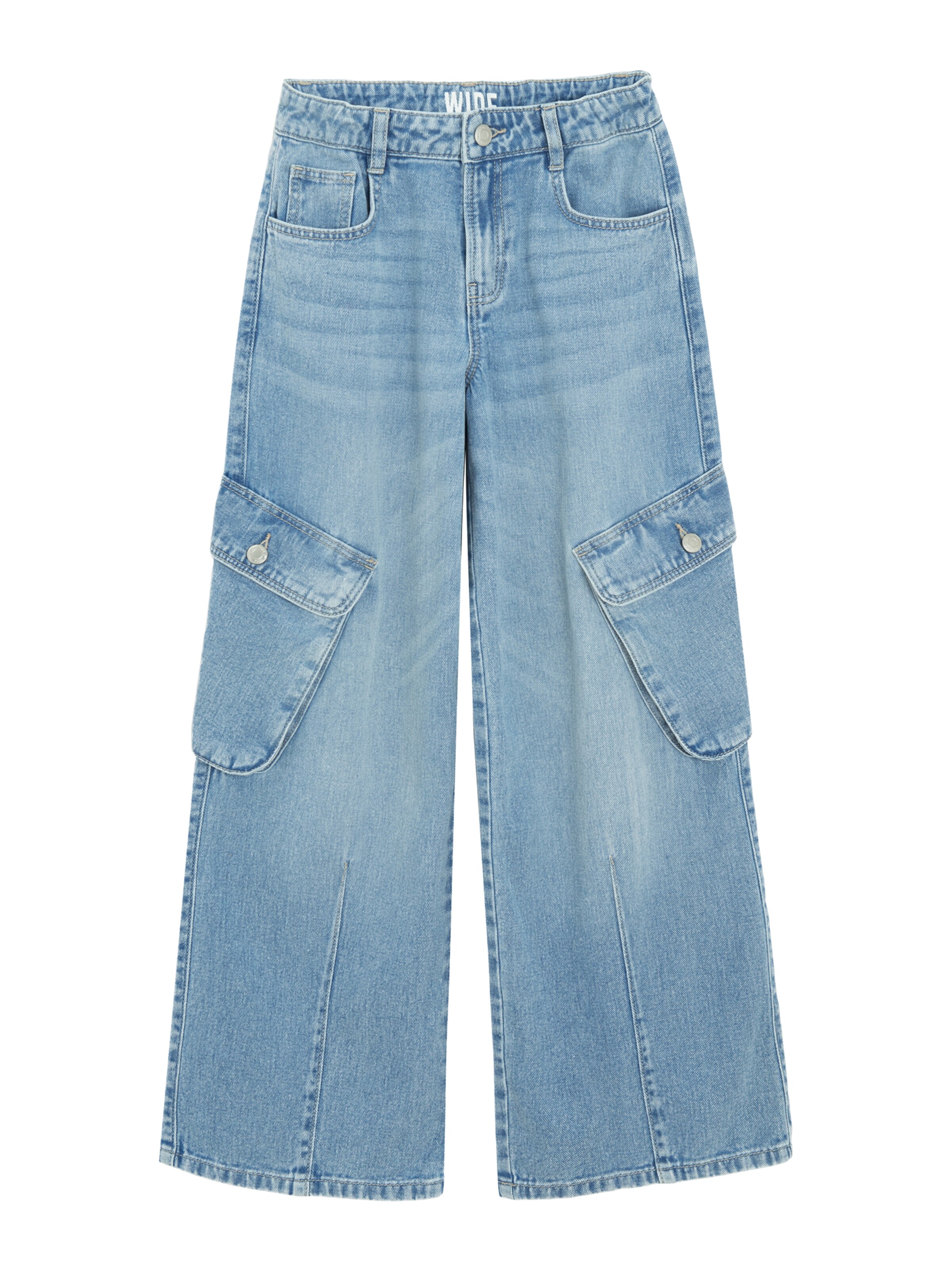 Cool Club Wide leg Jeans in Blue: front