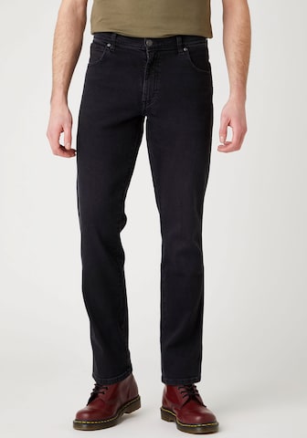 WRANGLER Slimfit Jeans in Zwart: voorkant