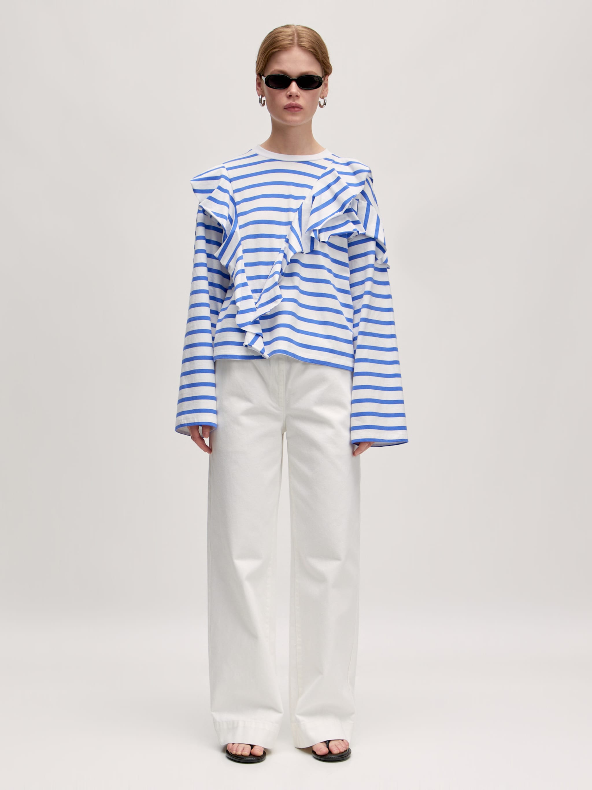 EDITED Produkter Shirts 'Oda' blå