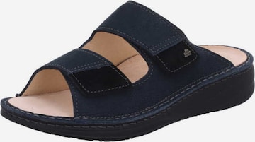 Finn Comfort Mules in Blue: front