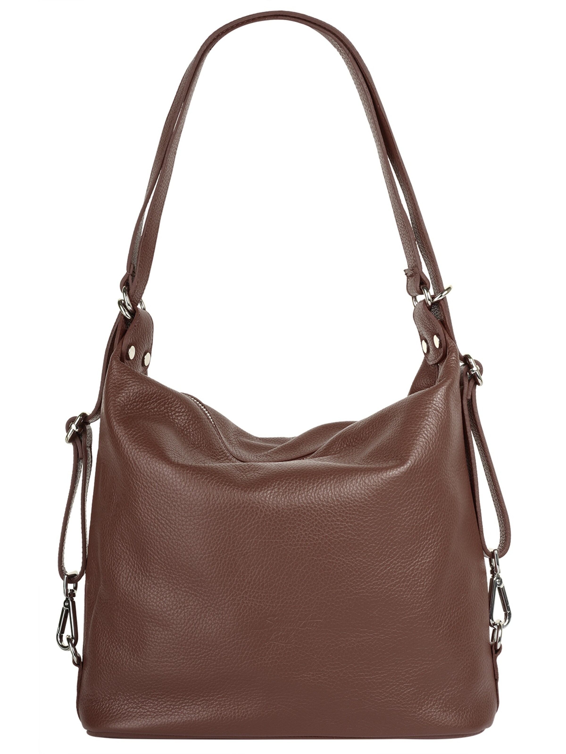 Cabas Samantha Look en marron : devant