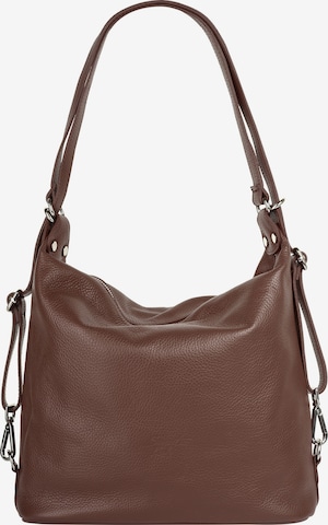 Cabas Samantha Look en marron : devant