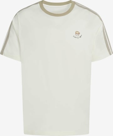 ADIDAS SPORTSWEAR Funktionsskjorte 'LUX COFFEE CAFE CUP' i hvid: forside
