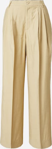 Wide leg Pantaloni cutați 'Delia' de la Soft Rebels pe verde: față