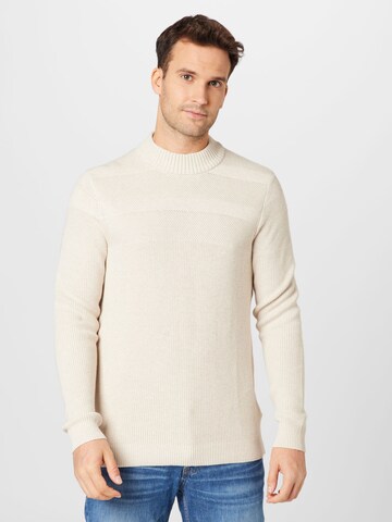 bugatti Sweater 'Rolli' in Beige: front