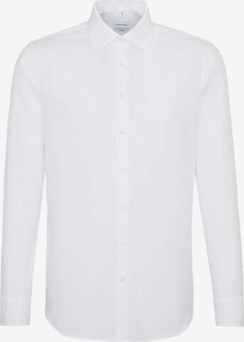 Coupe slim Chemise business ' Shaped ' SEIDENSTICKER en blanc : devant