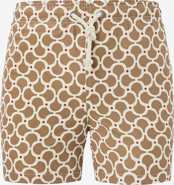 Gassa d'Amante Badeshorts 'Nora' in Braun: Vorderseite