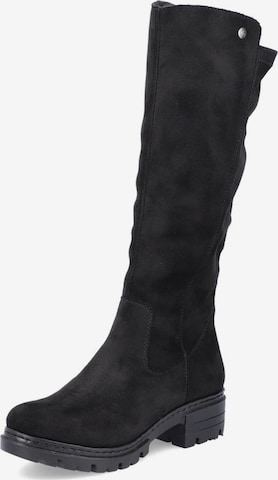 Rieker Boots in Black: front