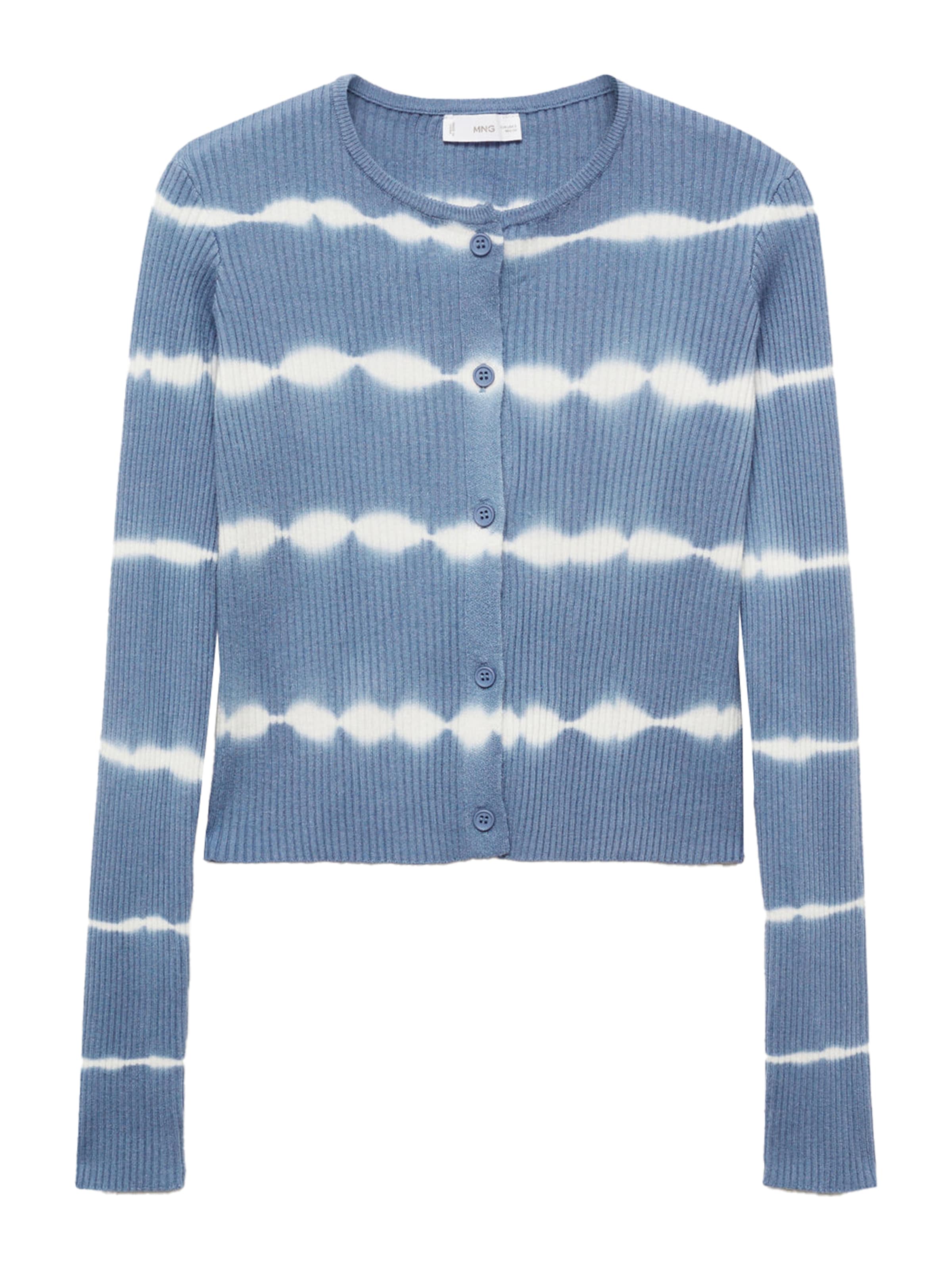 zils MANGO TEEN Adīta jaka 'Sunnuyc': no priekšpuses