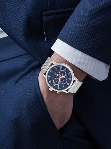 Rhodenwald & Söhne - Reloj analógico en plata: frente