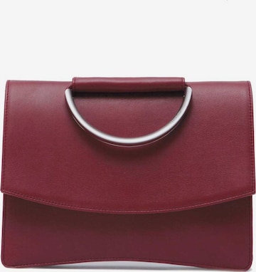 Gretchen Clutch 'Oyster' in Red: front
