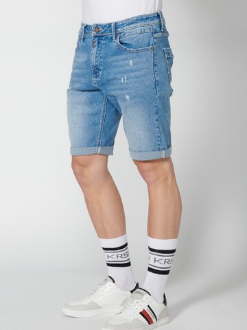 KOROSHI Regular Shorts in Blau
