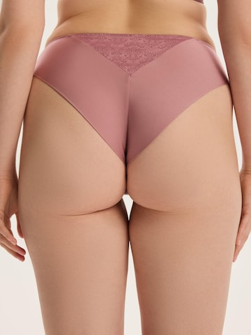 ESOTIQ - Panti 'Slip Charm, glatte Microfaser, mit Baumwollzwickel, normale Leibhöhe' en rosa