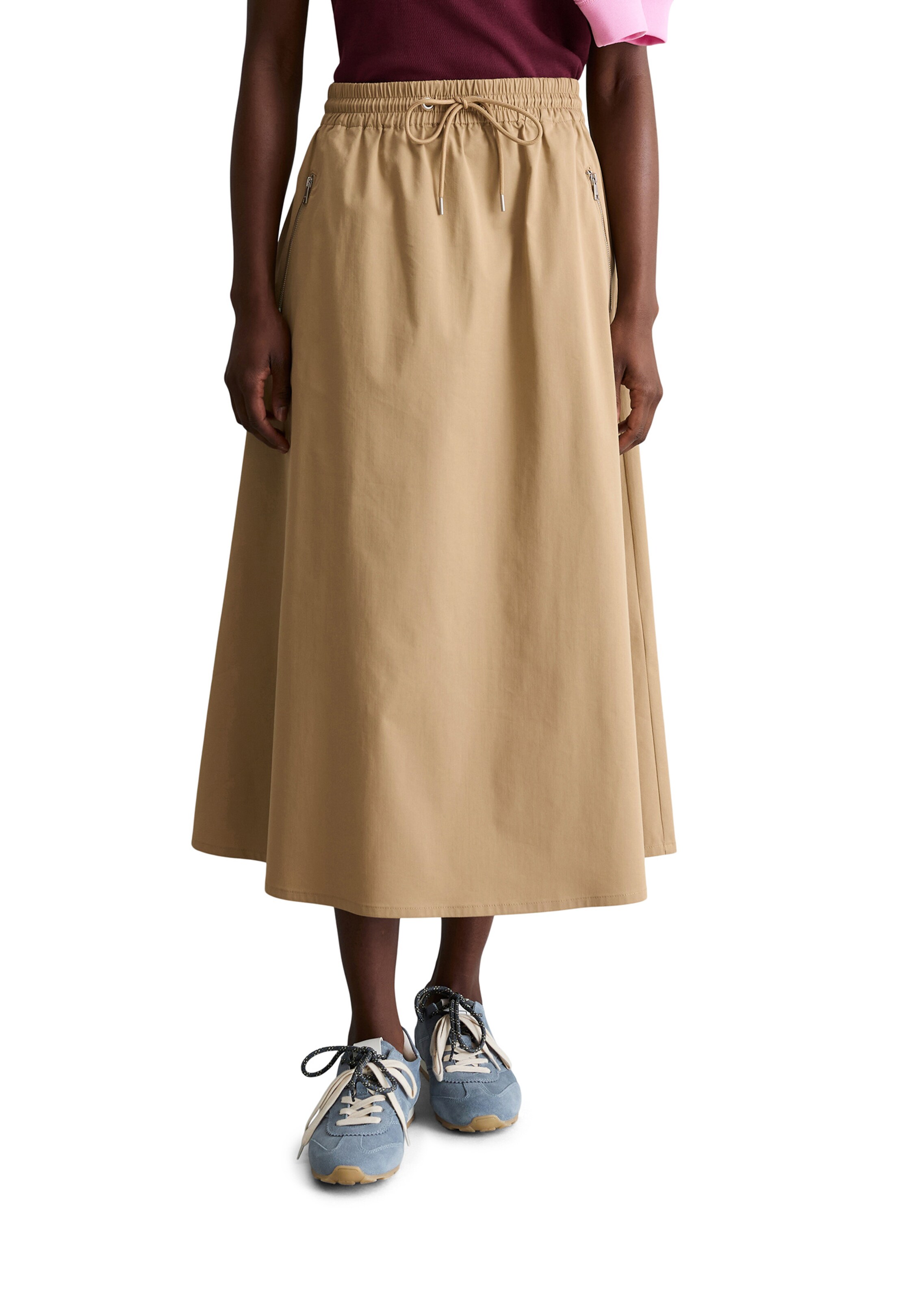 Marc O'Polo DENIM Skirt in Beige: front