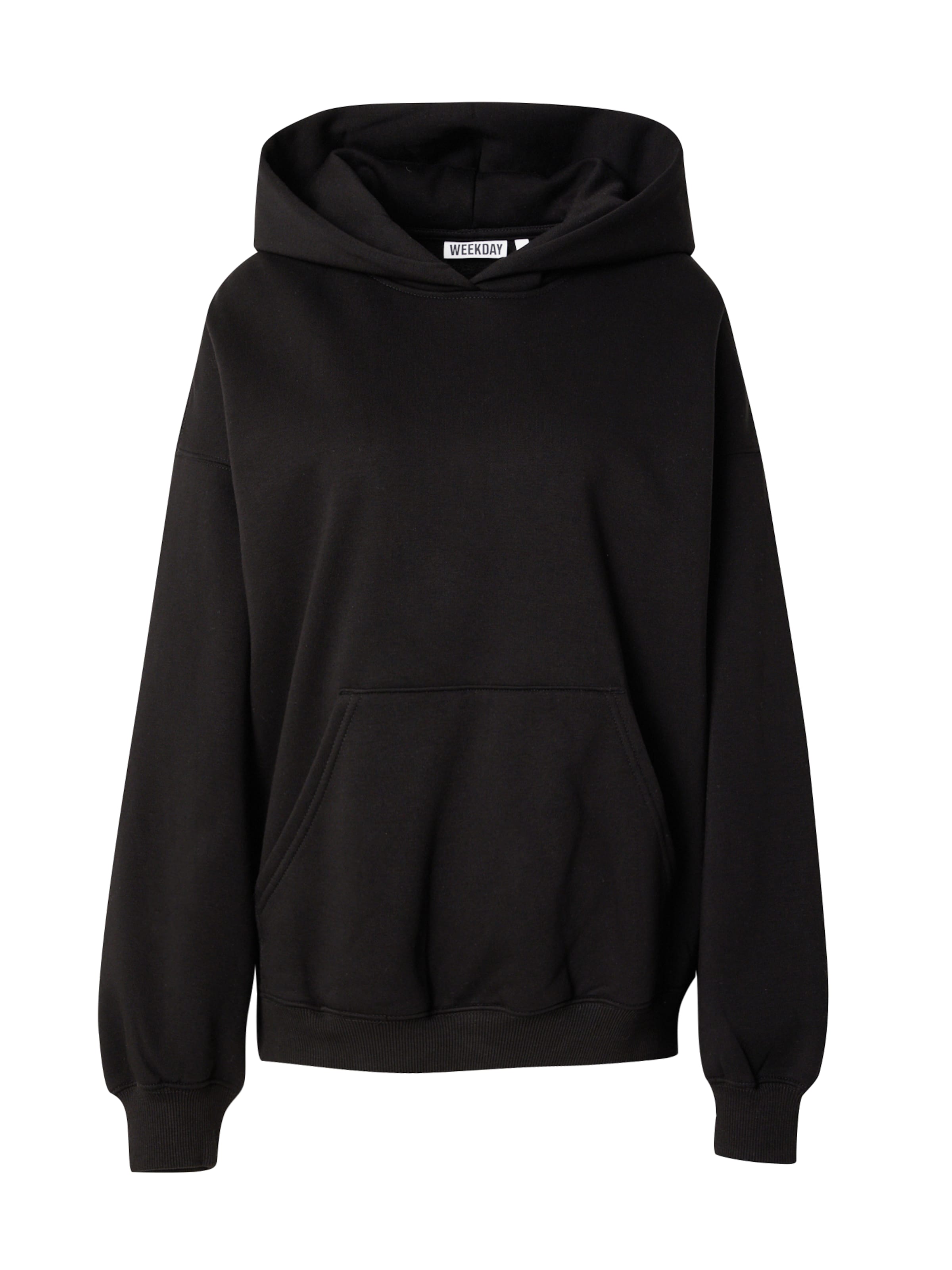 WEEKDAY Sweatshirt in Black: front
