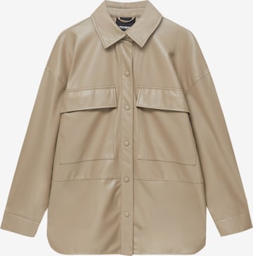 Pull&Bear Between-Season Jacket in Brown: front