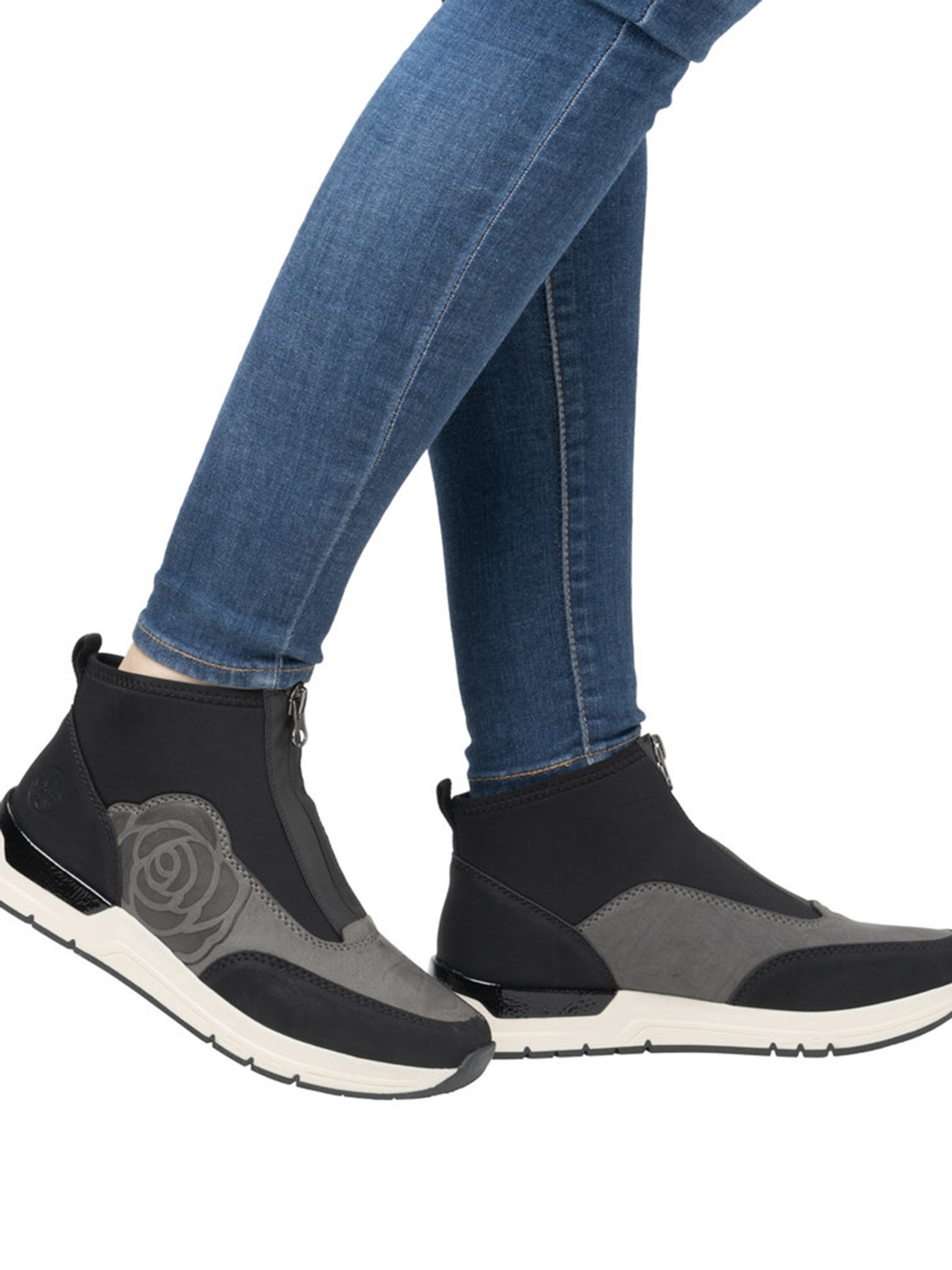 Baskets hautes Rieker en noir