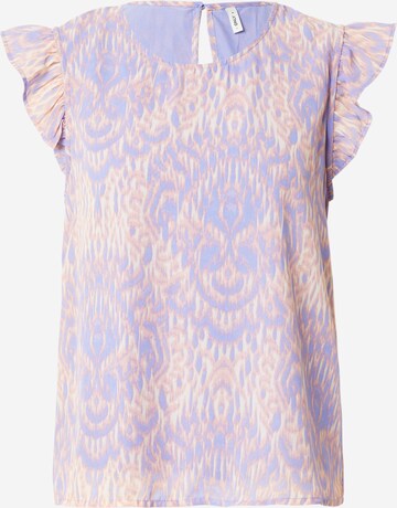 ONLY Bluza 'Ann' | vijolična barva: sprednja stran