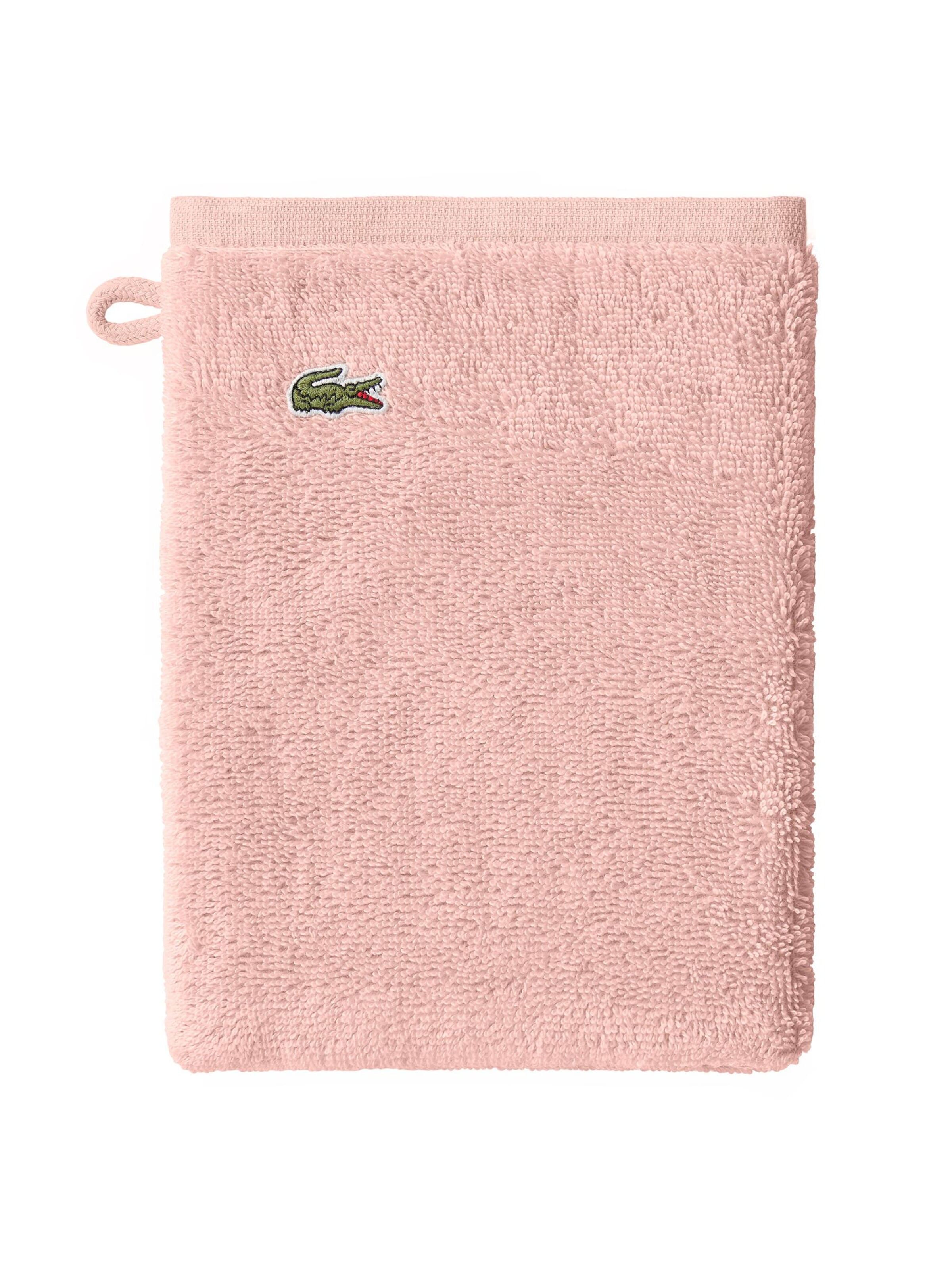 LACOSTE Handtuch 'LLECROCO'‌‌‌‌‌‌ in Pink