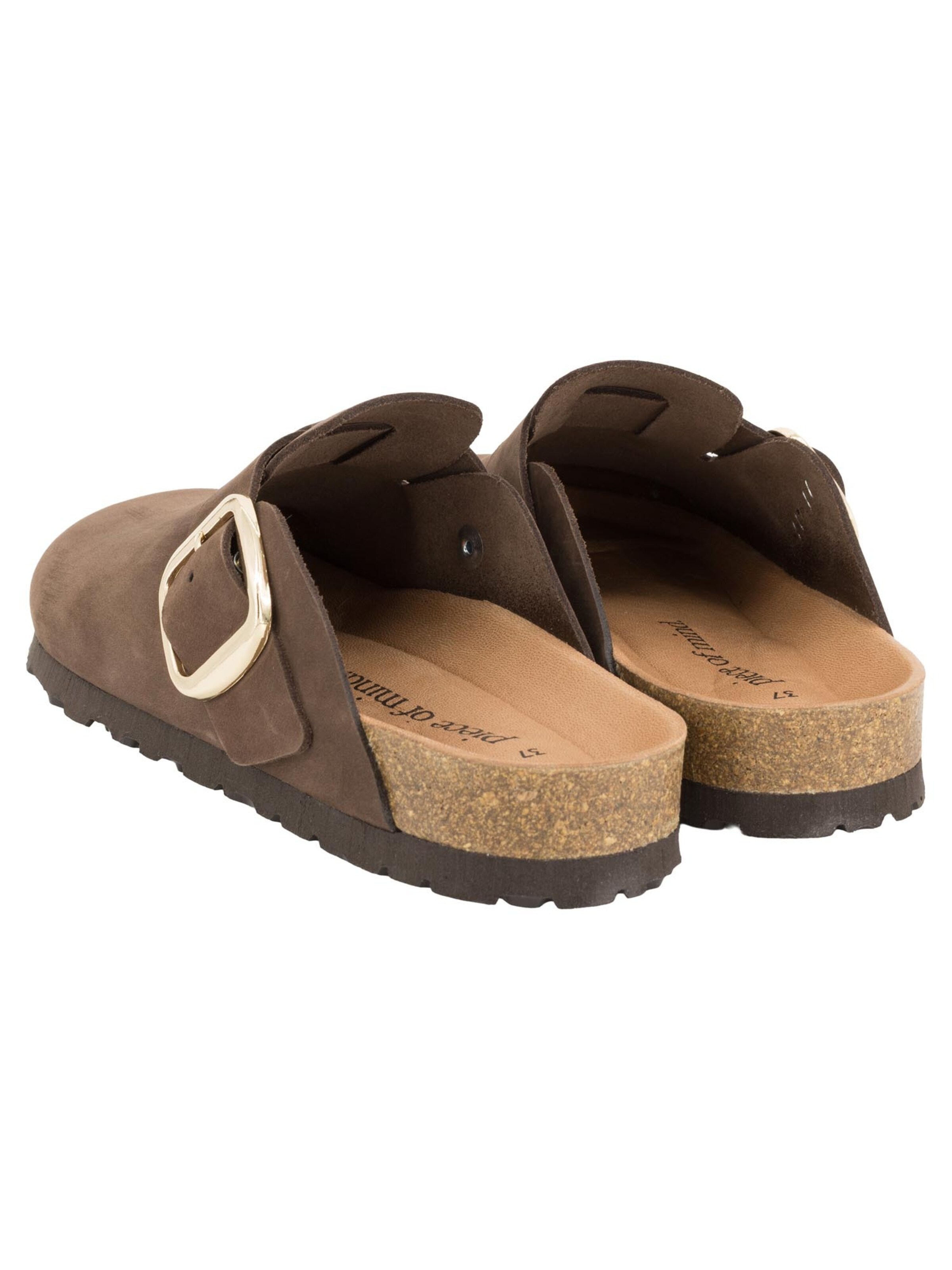 Piece Of Mind Clogs 'Comfort'‌‌‌‌‌‌ in Braun