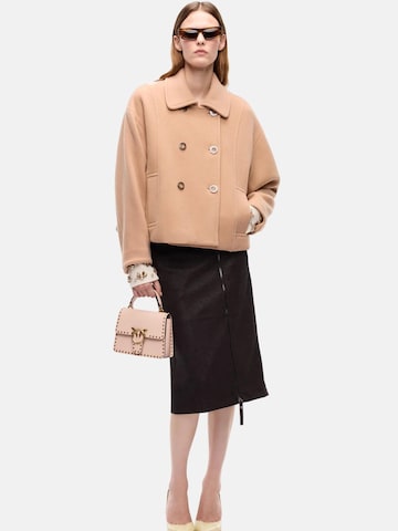 PINKO Winter coat 'PINKO CRASPEDIA CABAN PANNO DOPPIO CAPPOTTO' in Beige