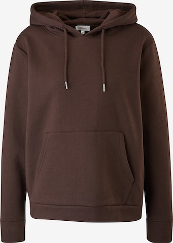 s.Oliver Sweatshirt in Braun: predná strana