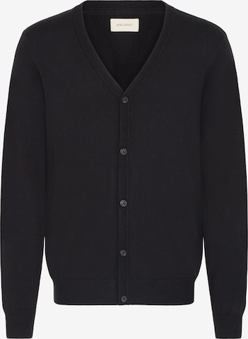 BLEND Knit Cardigan 'BHDAN' in Black: front