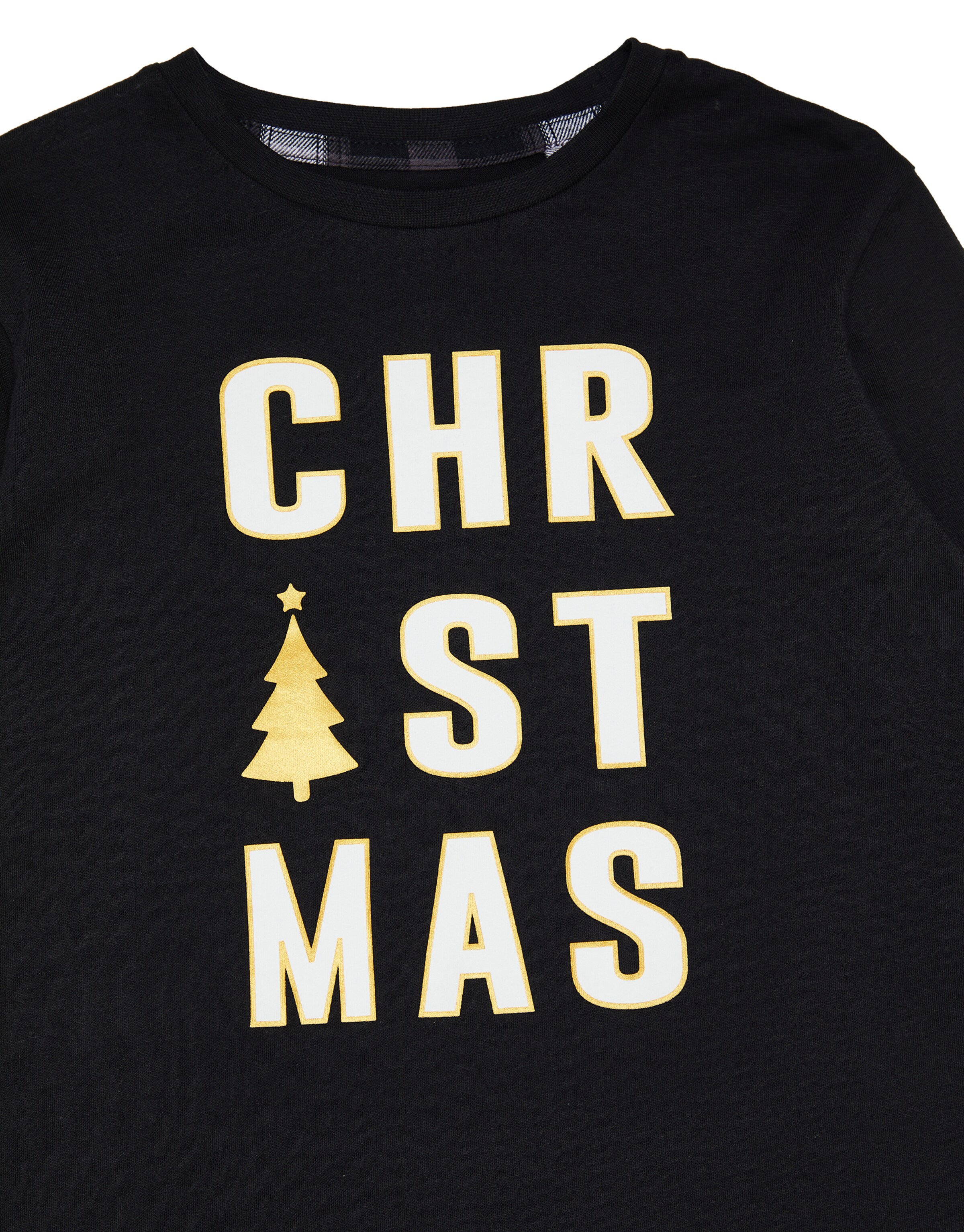 Threadgirls Pajamas 'Christmas Nightwear Harold' in Black