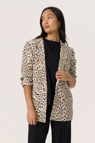 Blazer 'Shirley' SOAKED IN LUXURY en beige : devant