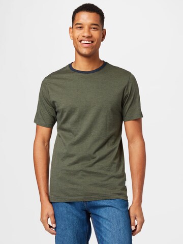 T-Shirt Lindbergh en vert : devant