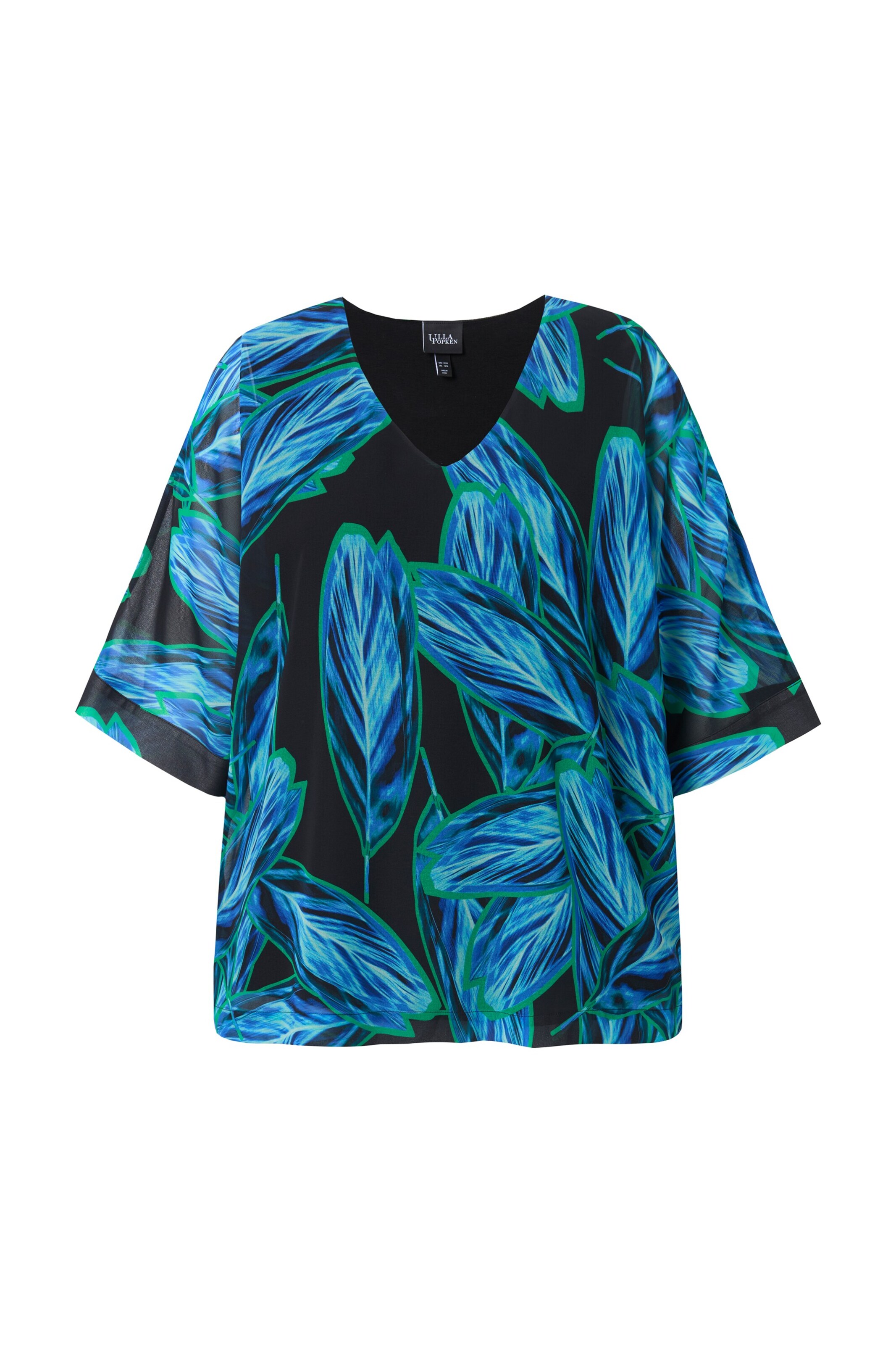 Ulla Popken Shirt in Blue: front